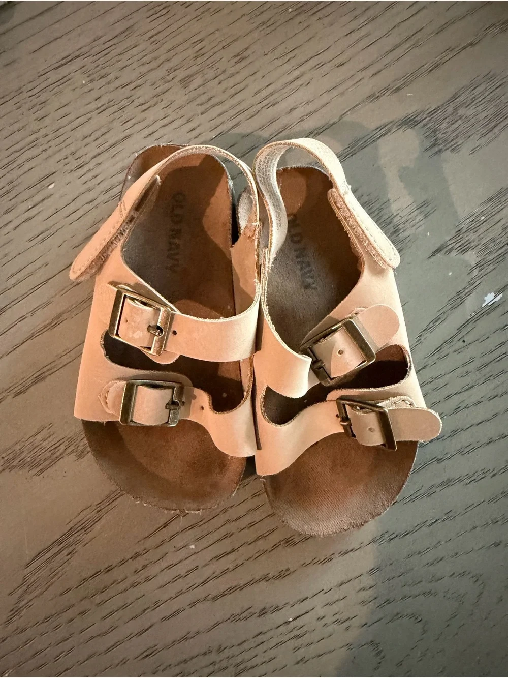 Old Navy Double-Buckle Baby Sandals in Light Pink